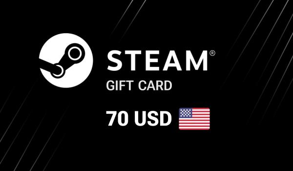 Steam Gift Card 70 USD