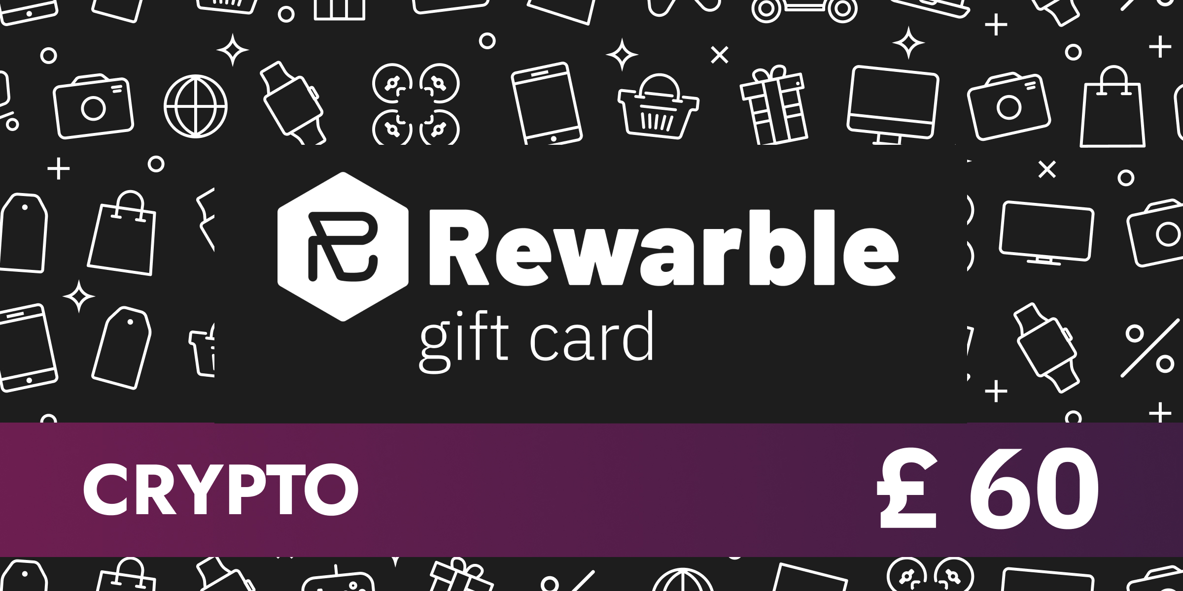 Rewarble Crypto Gift Card 60 GBP