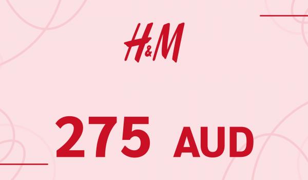 H and M Gift Card 275 AUD