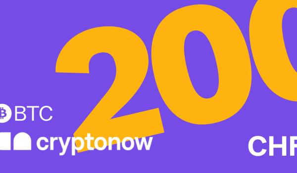 Cryptonow Bitcoin Voucher 200 CHF
