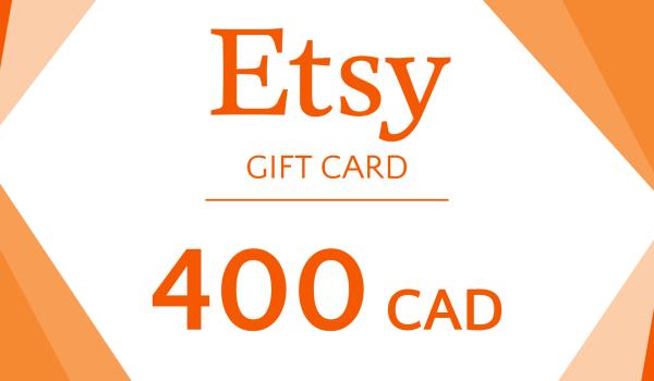Etsy Gift Card 400 CAD