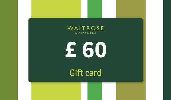Waitrose Gift Card 60 GBP