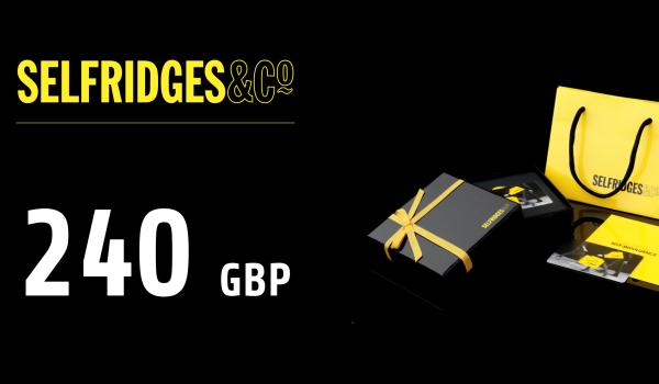 Selfridges Gift Card 240 GBP