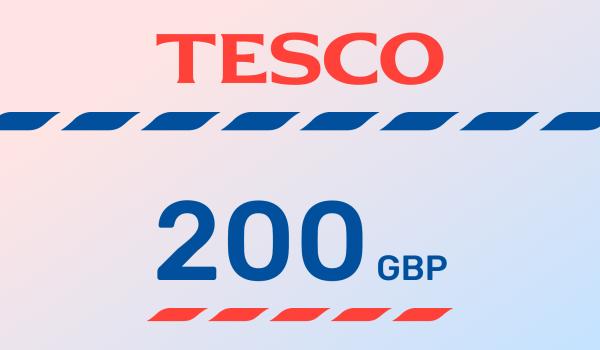 Tesco Gift Card 200 GBP