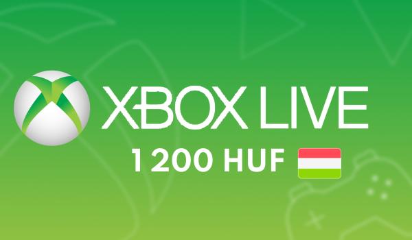 XBOX Live Gift Card 1200 HUF
