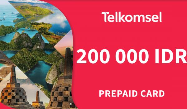 Telkomsel Prepaid Card 200000 IDR