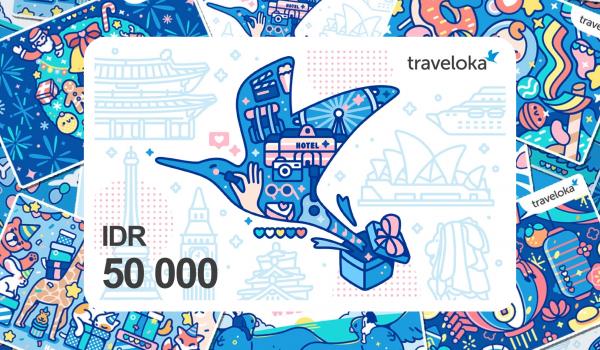 Traveloka Gift Card 50000 IDR
