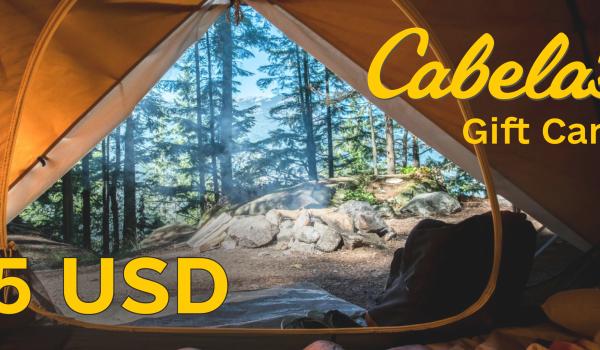 Cabelas Gift Card 5 USD