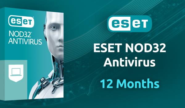 Eset NOD32 Antivirus 12 Months