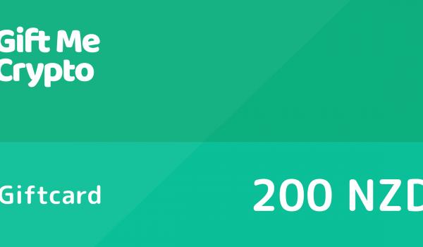 Gift Me Crypto Gift Card 200 NZD