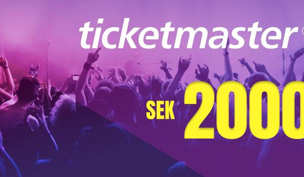 Ticketmaster Gift Card 2000 SEK