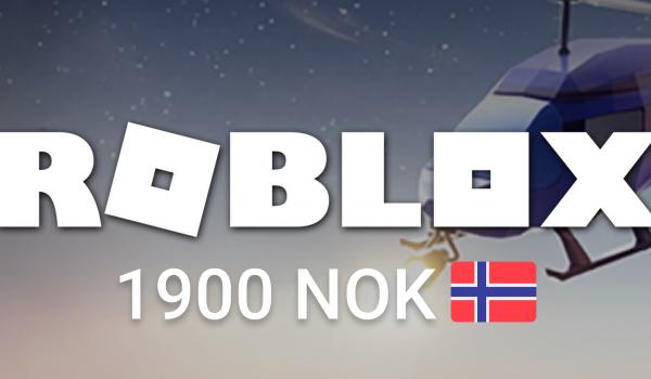 Roblox Gift Card 1900 NOK