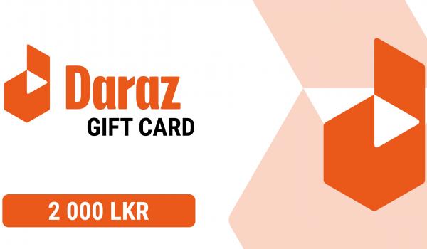 Daraz Gift Card 2000 LKR