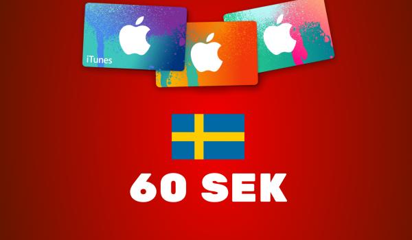 Apple iTunes Gift Card 60 SEK