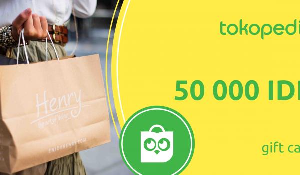 Tokopedia Gift Card 50000 IDR