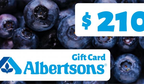 Albertsons Gift Card 210 USD