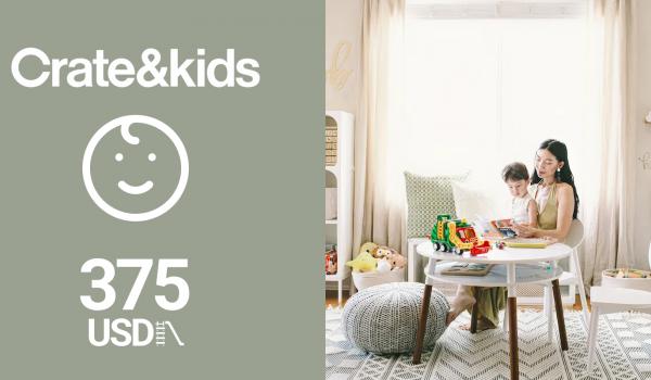Crate and Kids Gift Card 375 USD