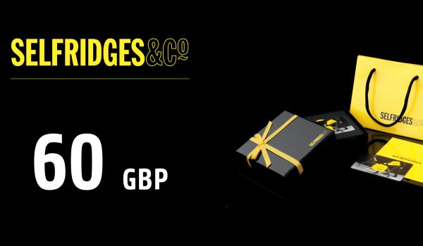 Selfridges Gift Card 60 GBP