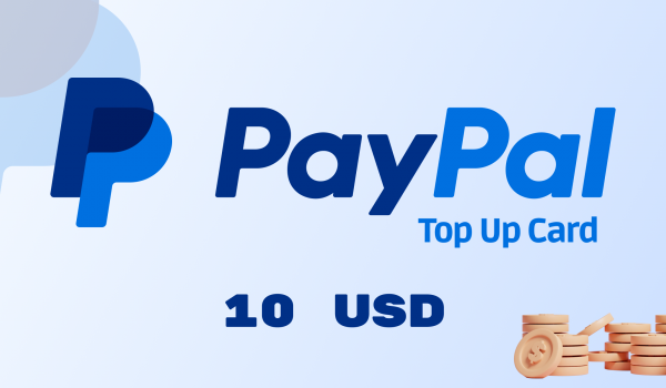 PayPal Wallet Top Up 10 USD