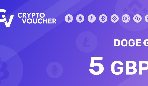 Crypto Voucher Doge 5 GBP