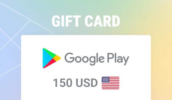 Google Play Gift Card 150 USD