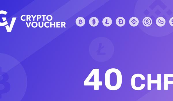 Crypto Voucher Gift Card 40 CHF