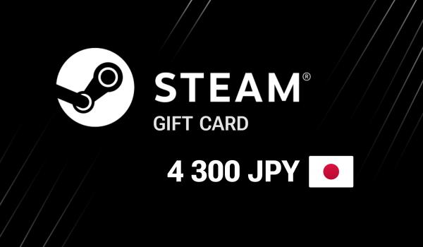 Steam Gift Card 4300 JPY