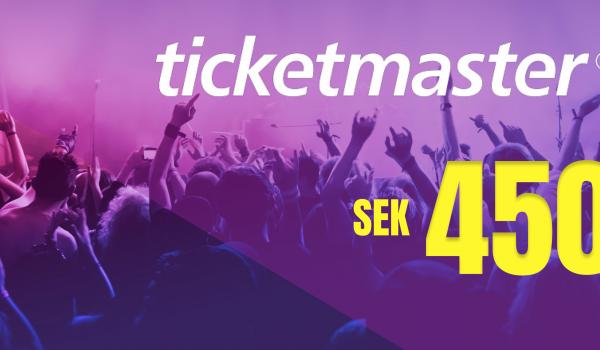 Ticketmaster Gift Card 450 SEK