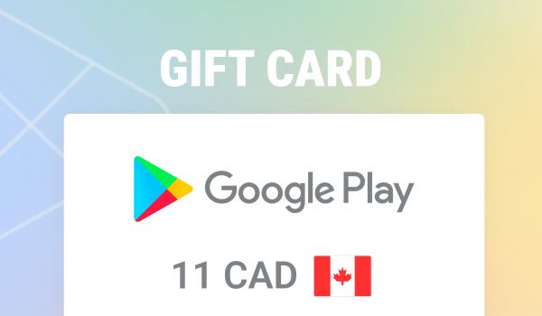 Google Play Gift Card 11 CAD
