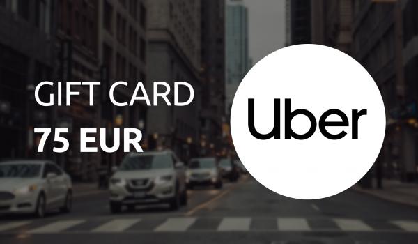 Uber Gift Card 75 EUR