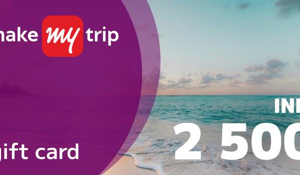 MakeMyTrip Gift Card 2500 INR