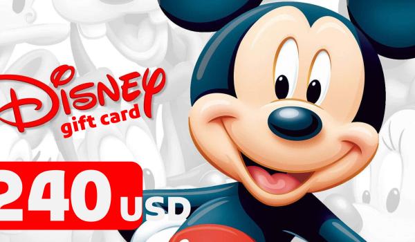 Disney Gift Card 240 USD