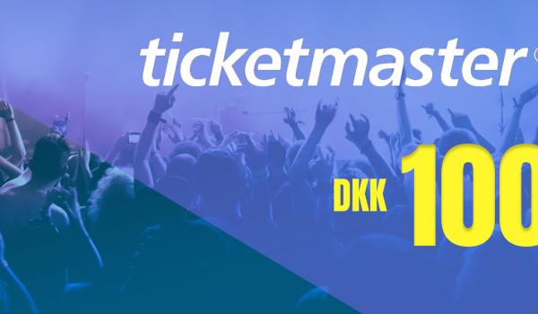 Ticketmaster Gift Card 100 DKK