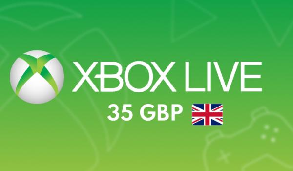XBOX Live Gift Card 35 GBP