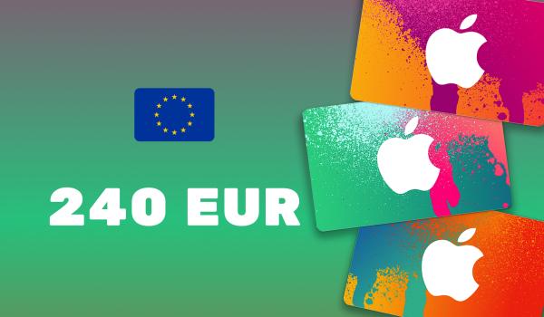 Apple iTunes Gift Card 240 EUR