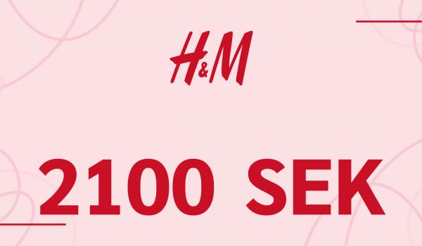H and M Gift Card 2100 SEK