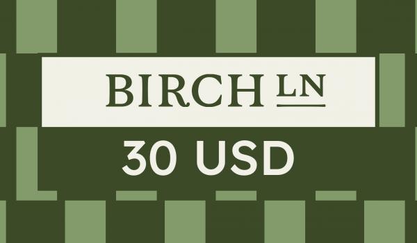 Birch Lane Gift Card 30 USD