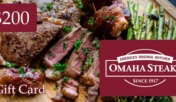 Omaha Steaks Gift Card 200 USD