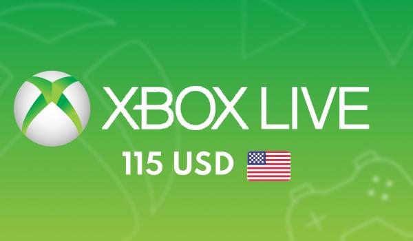 XBOX Live Gift Card 115 USD