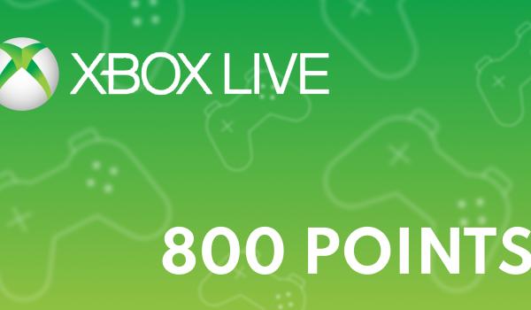 Xbox Live 800 Points