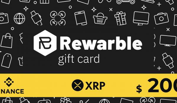 Rewarble Binance Gift Card XRP 200 USD