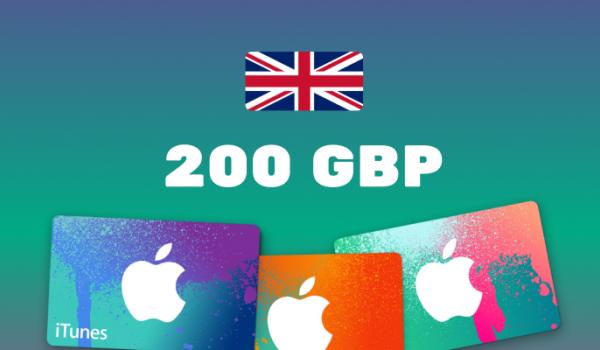 Apple iTunes Gift Card 200 GBP