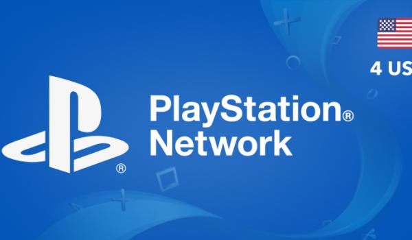 PlayStation Network Gift Card 4 USD