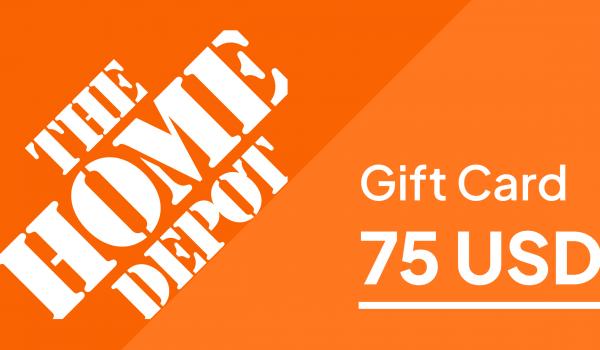 The Home Depot Gift Card 75 USD