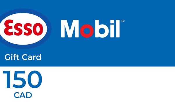 Esso and Mobil Gift Card 150 CAD