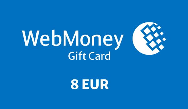 WebMoney Gift Card 8 EUR