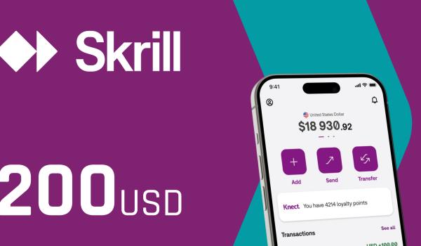 Skrill Gift Card 200 USD