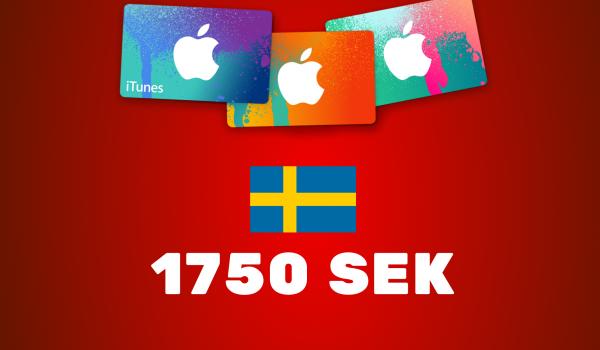 Apple iTunes Gift Card 1750 SEK