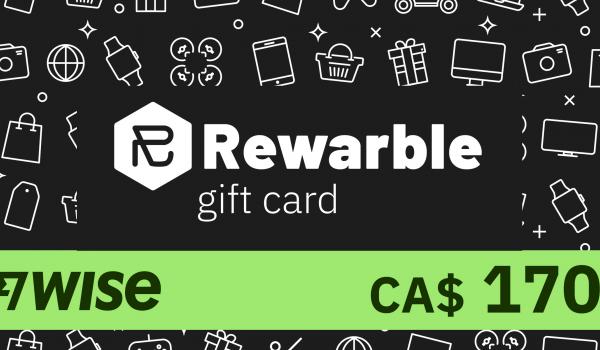 REWARBLE Wise Gift Card 170 CAD