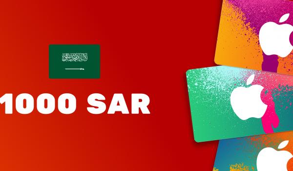 Apple iTunes Gift Card 1000 SAR